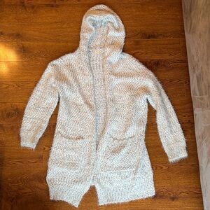 Altar'd State Grey Hooded Cardigan
